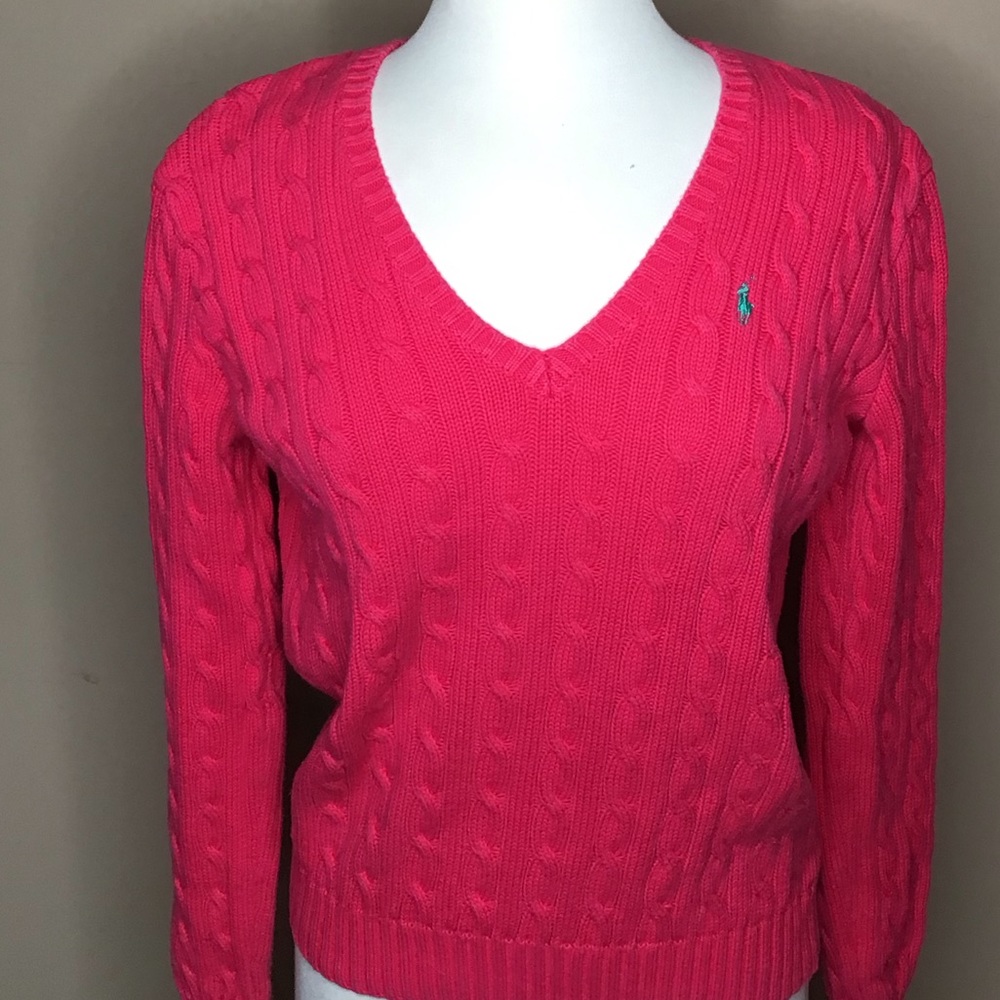 Pink Polo Sweater - Picture 1 of 5